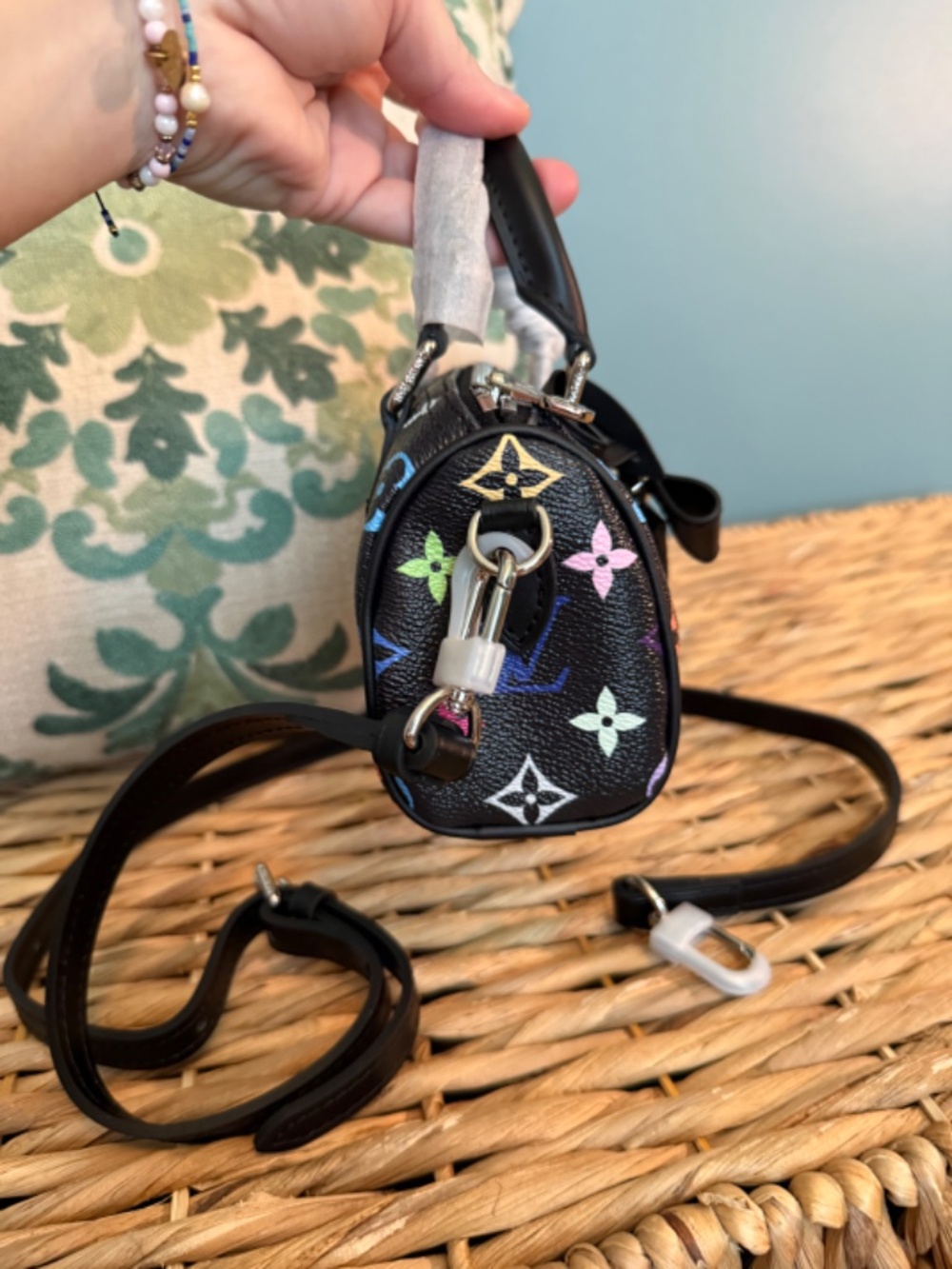 Black multicolor crossbody - Picture 5 of 8